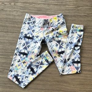 Lululemon Ivivva Colored Leggings Girls 12
